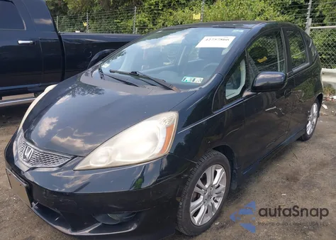 2009 Honda Fit Sport from USA, damaged, VIN JHMGE88449S003800